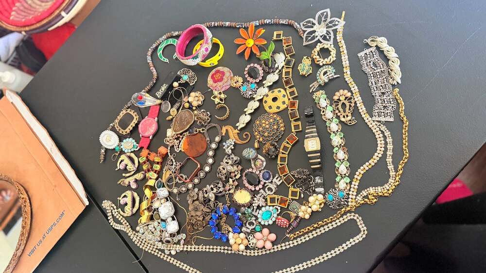 Assorted Vintage Costume Jewelry Craft Lot